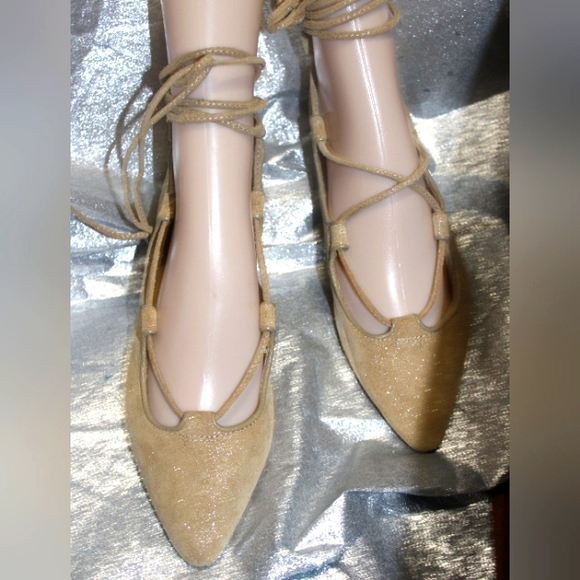 New Gap lace up ballet shoes - Picture 15 of 16